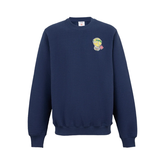Buzo Azul Casablanca Sweater Blue Casablanca