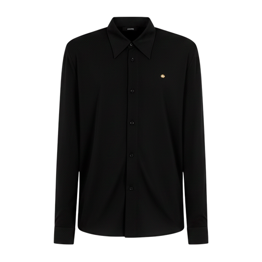 Camisa Negra AMIRI MA Plaque