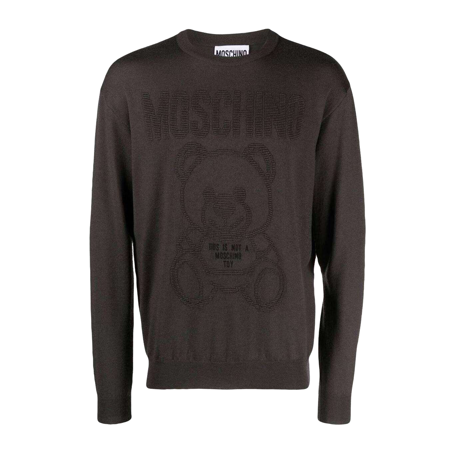 Buzo Negro Moschino Big Teddy