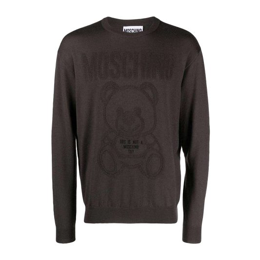 Buzo Negro Moschino Big Teddy