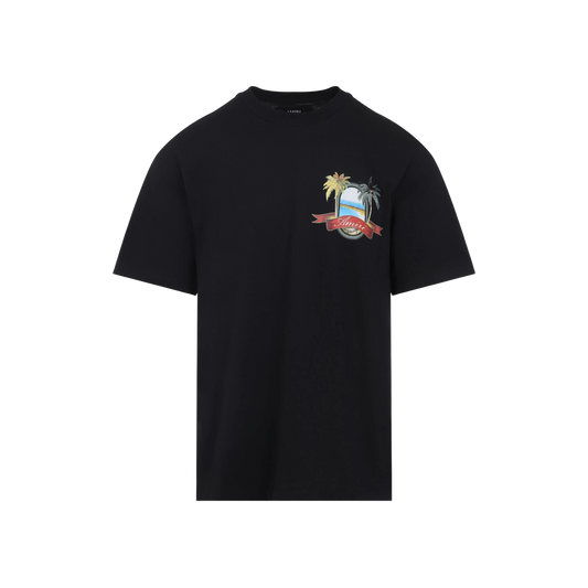 Camiseta Negra AMIRI MA Paradise