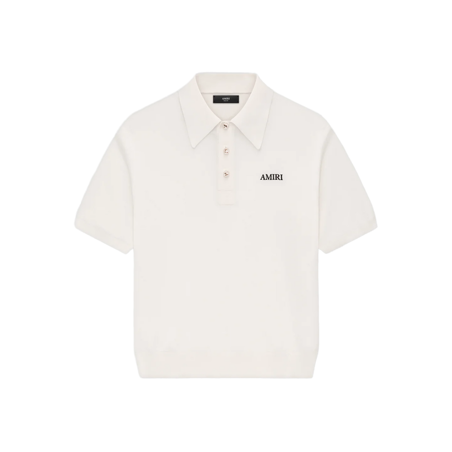 Camiseta Tipo Polo Blanca AMIRI Spirit