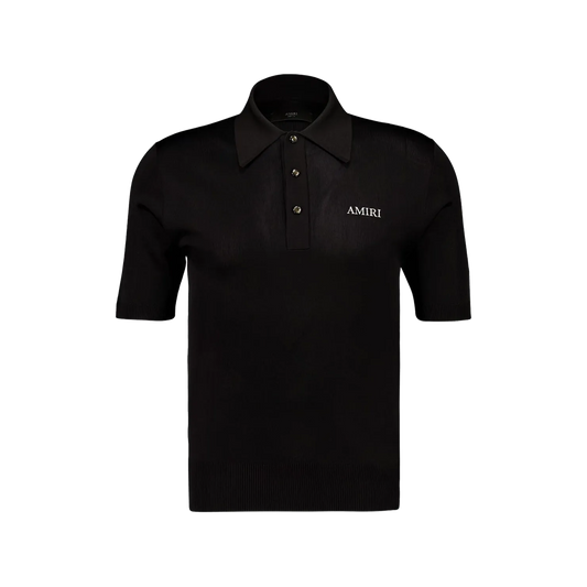 Camiseta Tipo Polo Negra AMIRI Spirit
