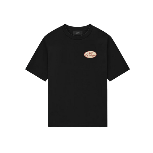 Camiseta Negra AMIRI Station Patch