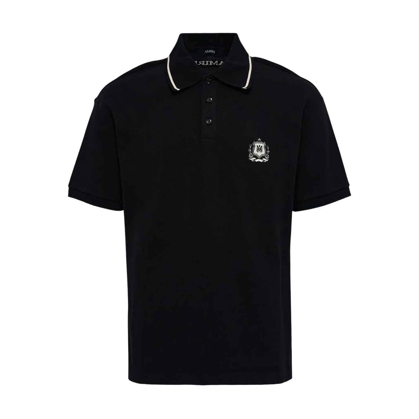 Camiseta Tipo Polo Negra AMIRI MA Crest