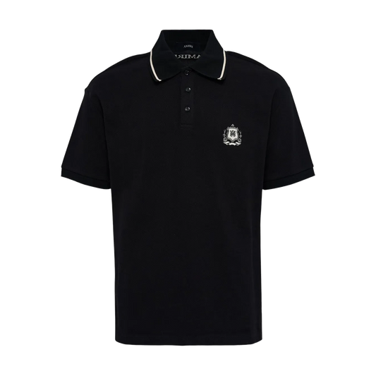 Camiseta Tipo Polo Negra AMIRI MA Crest