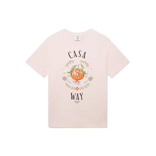 Camiseta Rosado Casablanca Casa Way Orange Mascot