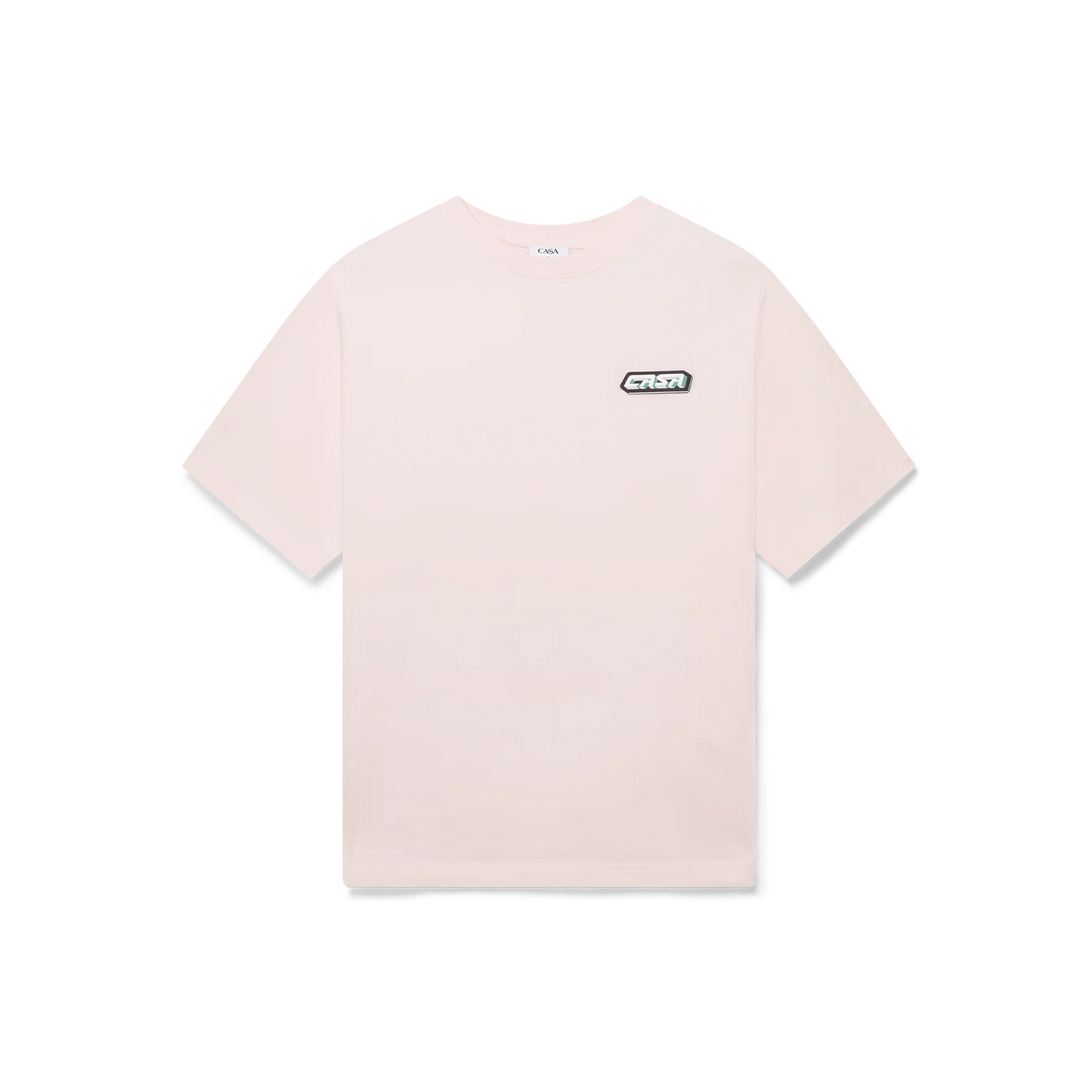 Camiseta Rosado Casablanca Racing Pvc Patch