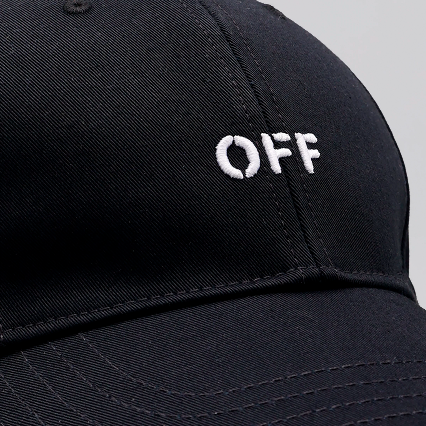 Gorra Negra Off-White Off Stamp