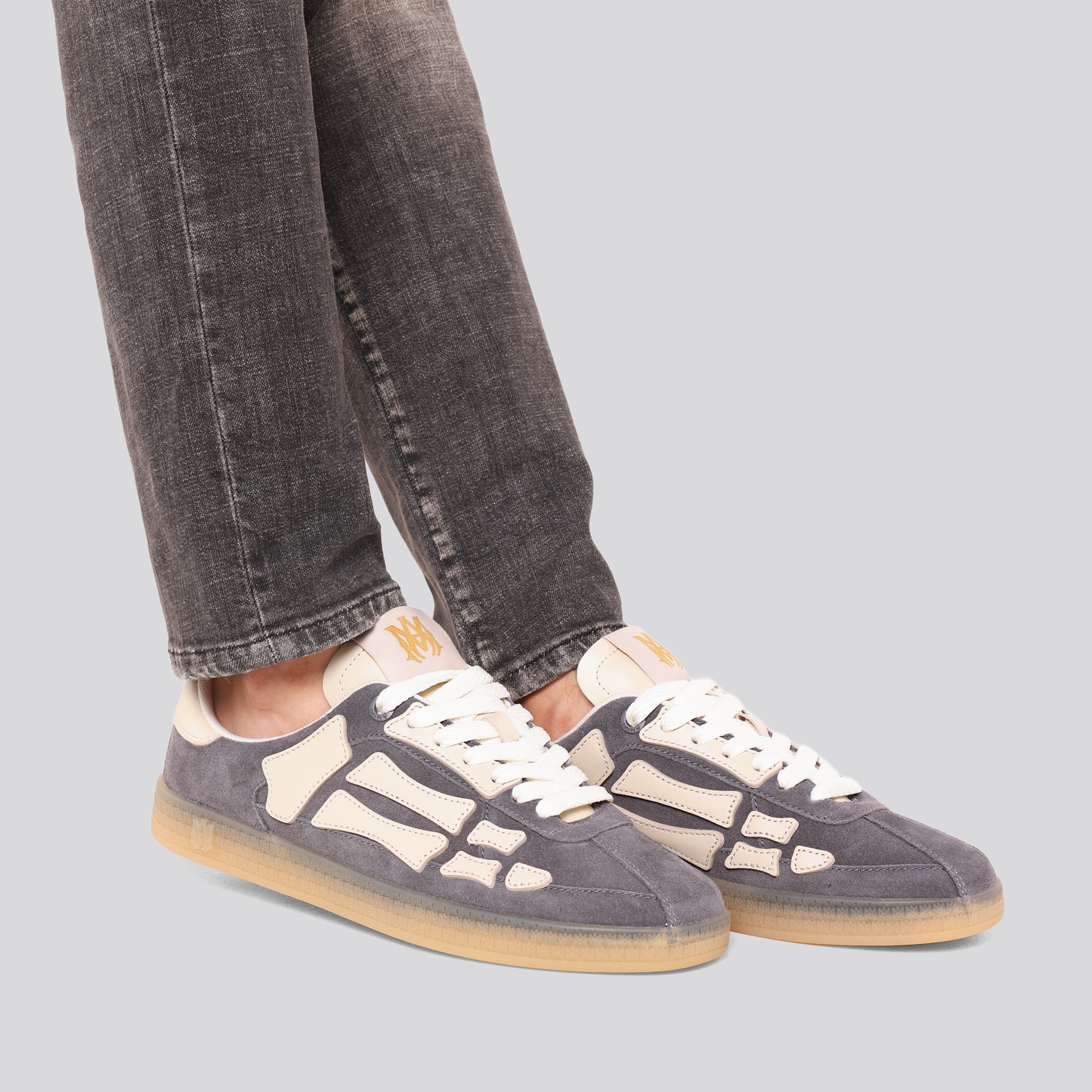 Sneakers Gris AMIRI Pacific Bones