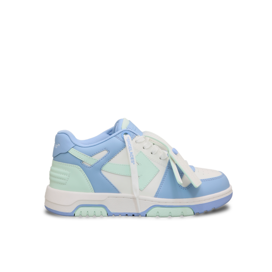 Sneakers Azules Off-White "OOO" Tricolor Dusty Blue - Baby Blue