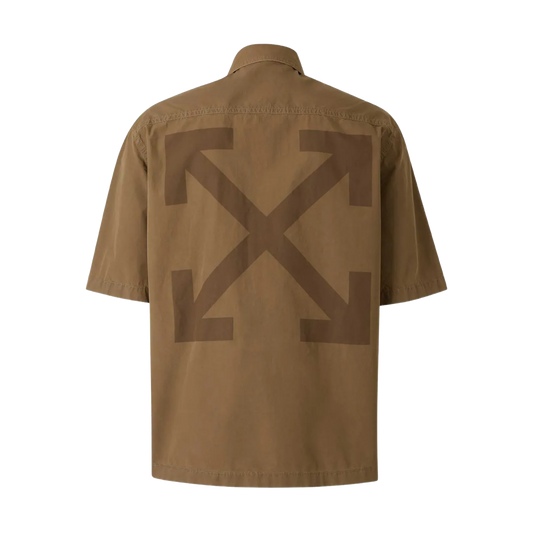Camisa Café Off-White Arrow