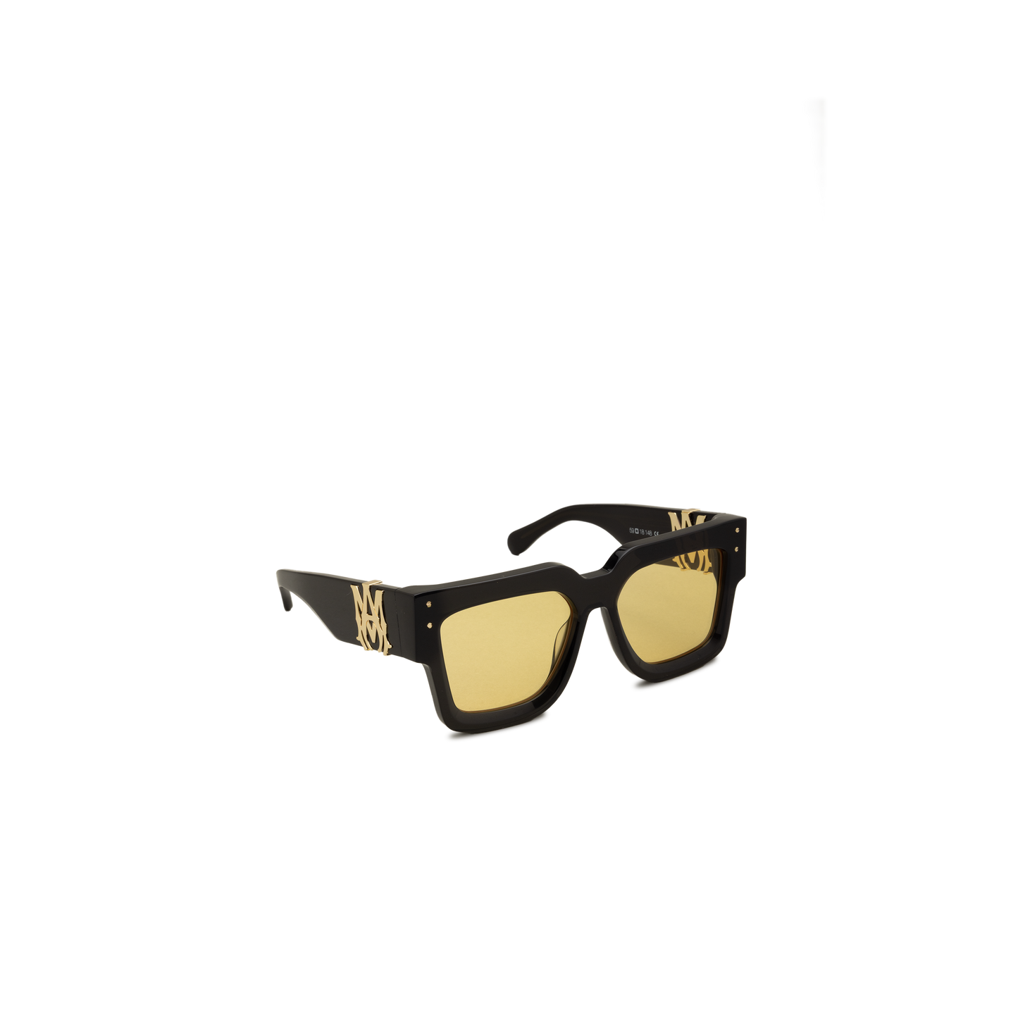 Gafas Negro Amarillo AMIRI Jumbo MA
