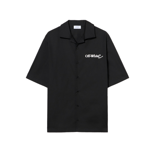 Camisa Negra Off-White Logo