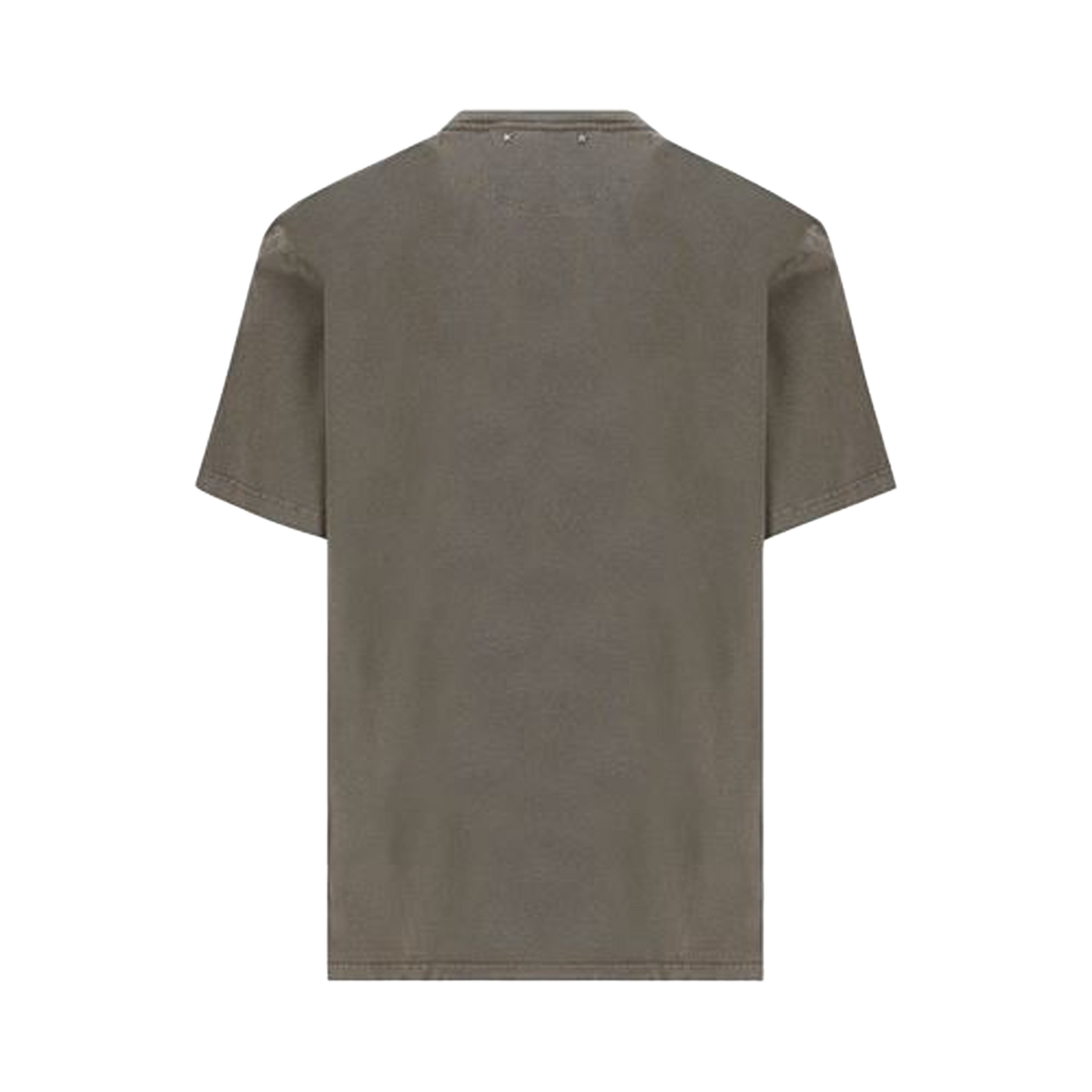 Camiseta Verde Golden Goose Distressedn Logo