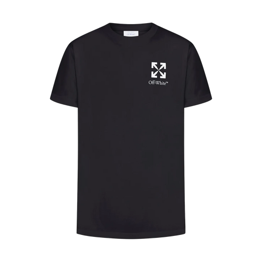 Camiseta Negra Off-White Small Arrow Chest