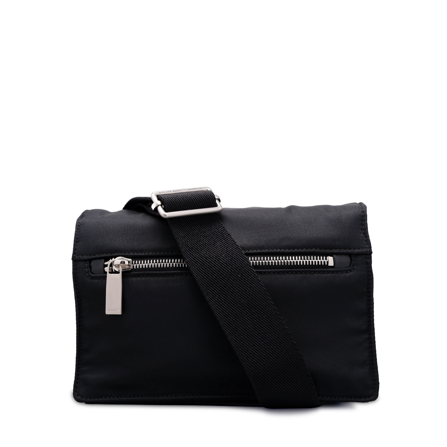 Bolso Negro Off-White Soft Jitney 1.4 Nylon