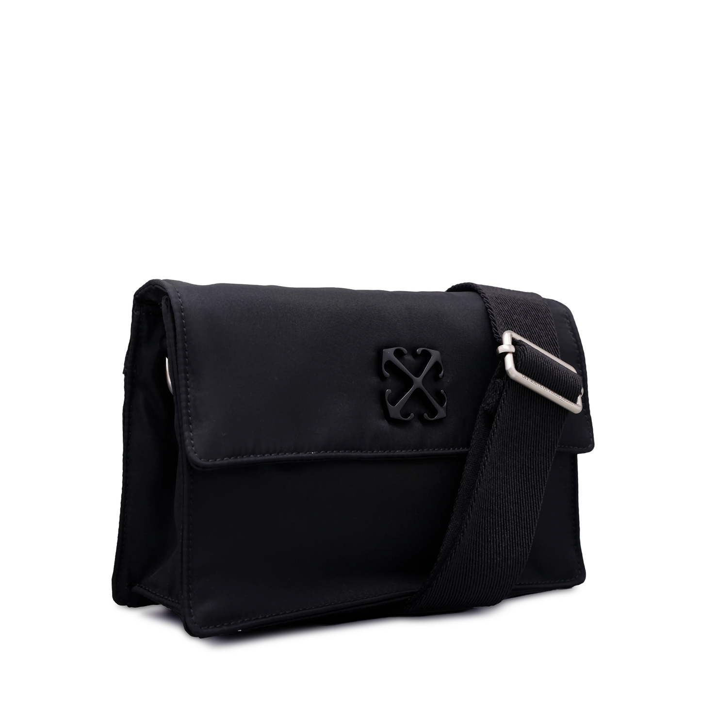 Bolso Negro Off-White Soft Jitney 1.4 Nylon