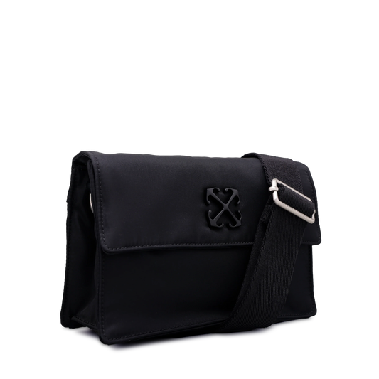 Bolso Negro Off-White Soft Jitney 1.4 Nylon