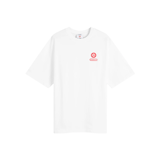 Camiseta Blanca Casablanca Logo Patch