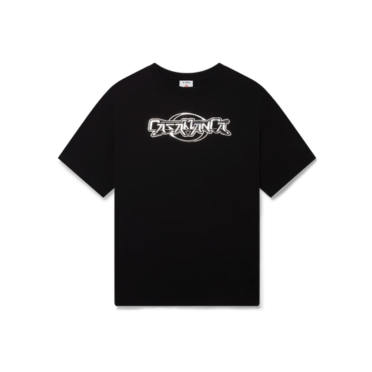 Camiseta Negra Casablanca 3d Print Oversized