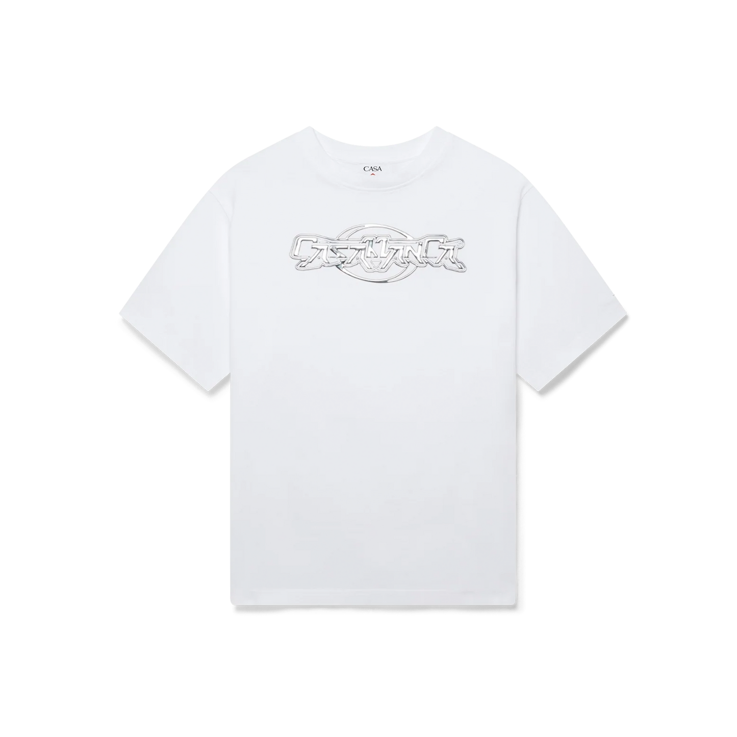 Camiseta Blanca Casablanca 3d Print Oversized