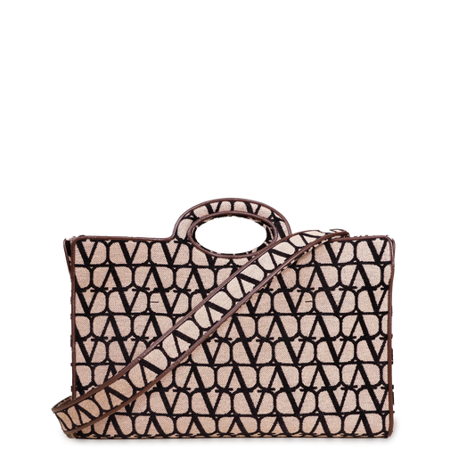 Bag Tote Beige Negro Valentino Iconographe