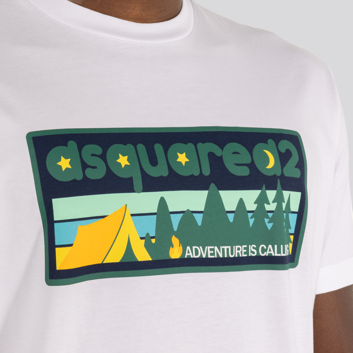 Camiseta Blanca Dsquared2 Adventures