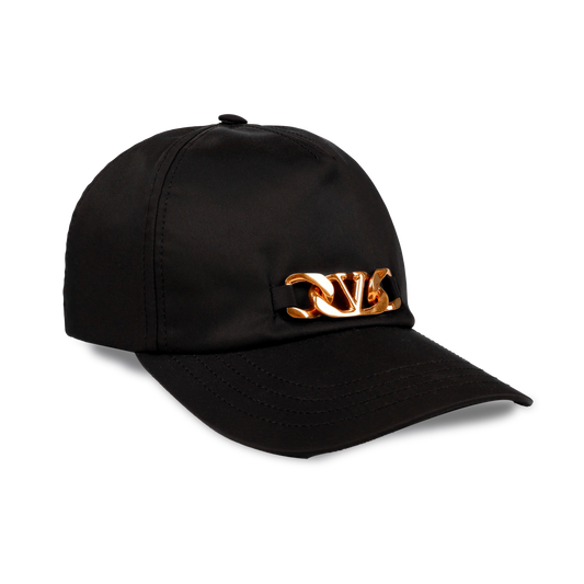 Gorra Negra Valentino Vlogo