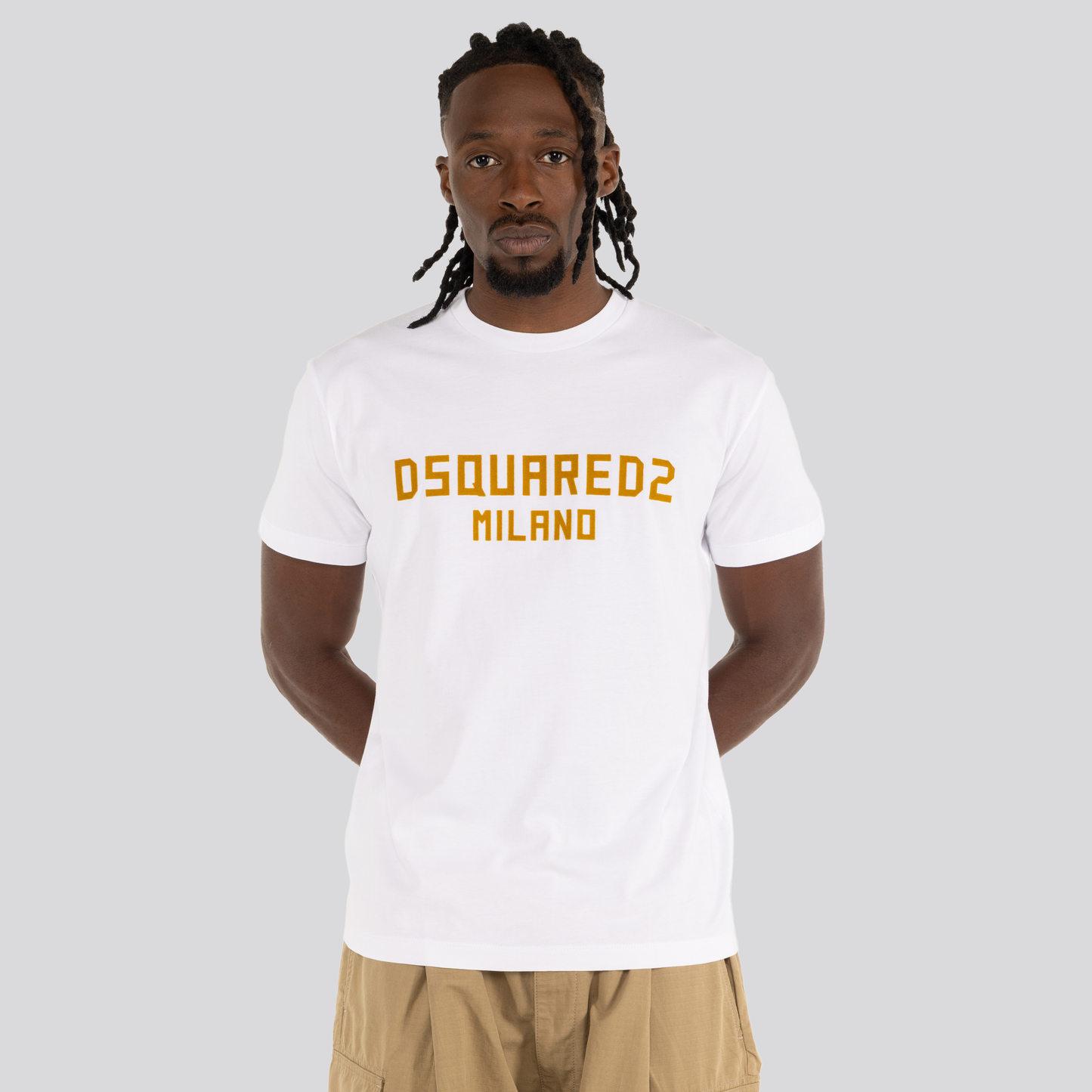 Camiseta Blanca Dsquared2 Milano Logo