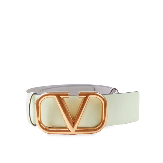 Cinturón Verde-Gris Claro Valentino Vlogo 40 mm