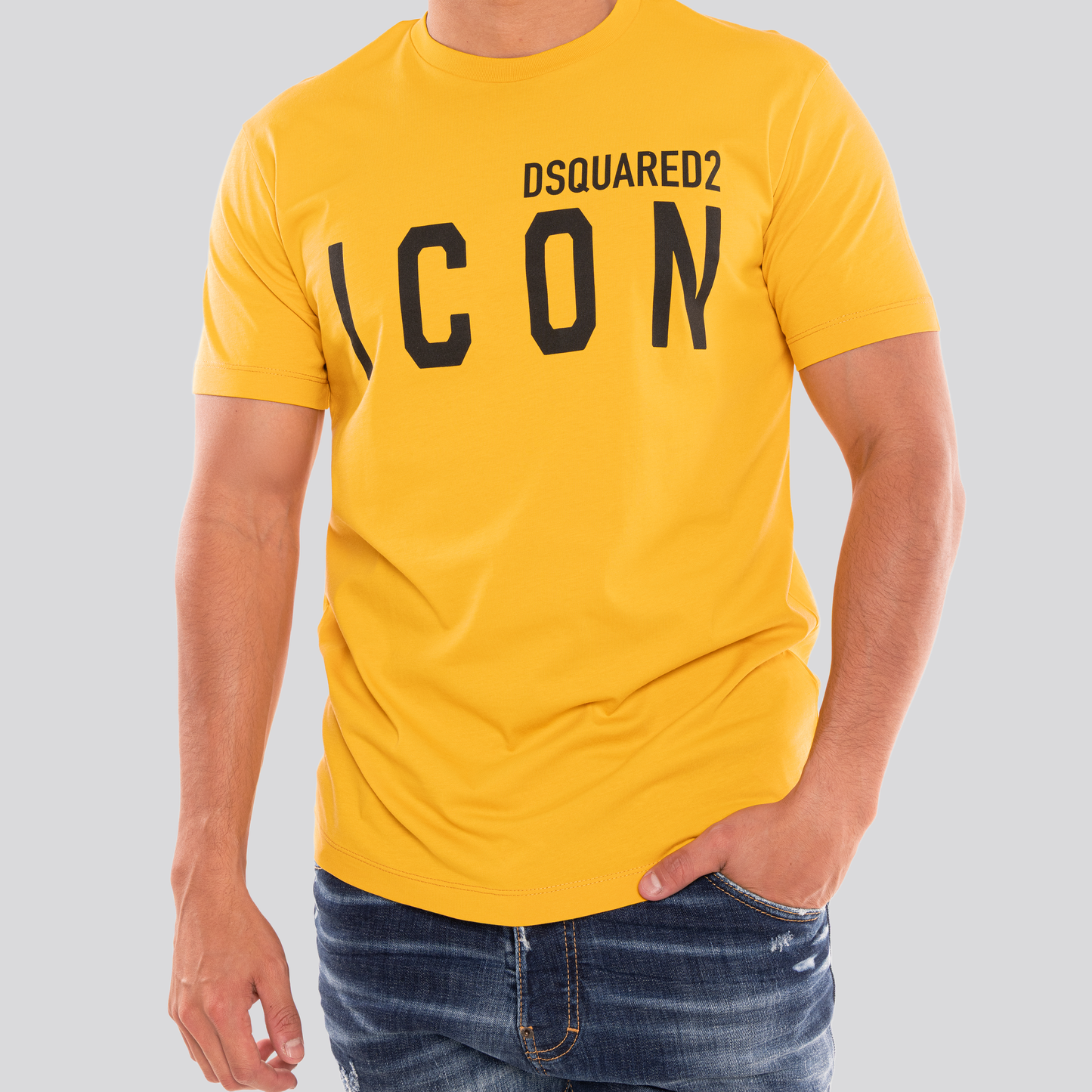 Camiseta Amarillo Dsquared2 Icon