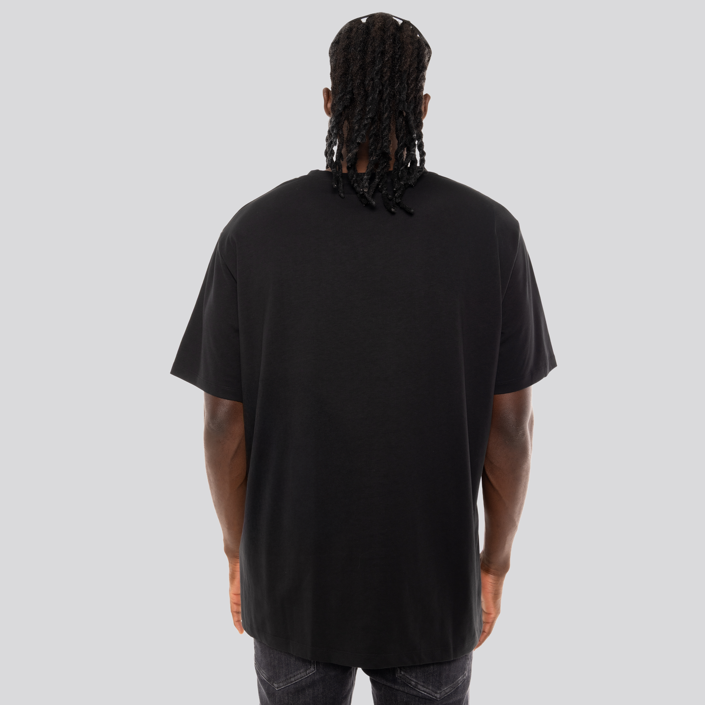 Camiseta Negra Balmain Coin Flock