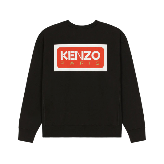 Buzo Negro Kenzo Flower Logo