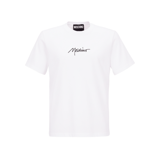Camiseta Blanca Moschino Sign