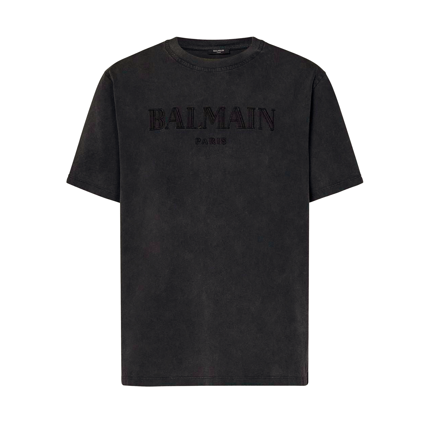 Camiseta Negra Balmain Paris Vintage
