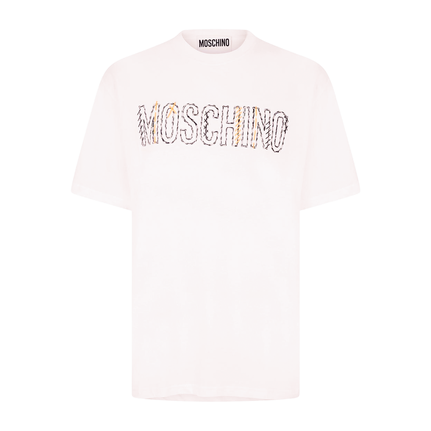 Camiseta Blanca Moschino Logox