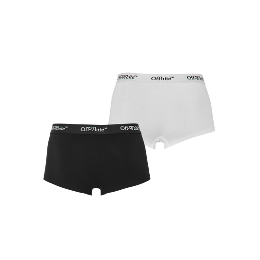 Boxer Blanco-Negro Off-White 2pack