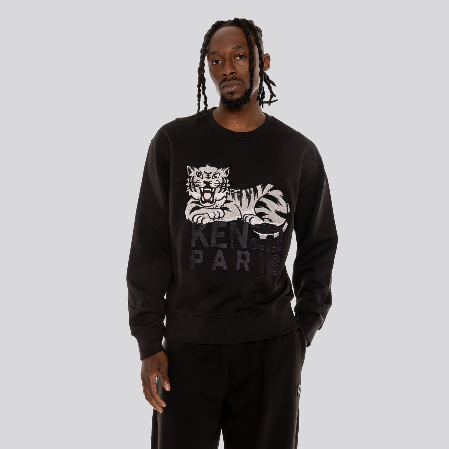 Buzo Negro Kenzo Paris Tiger