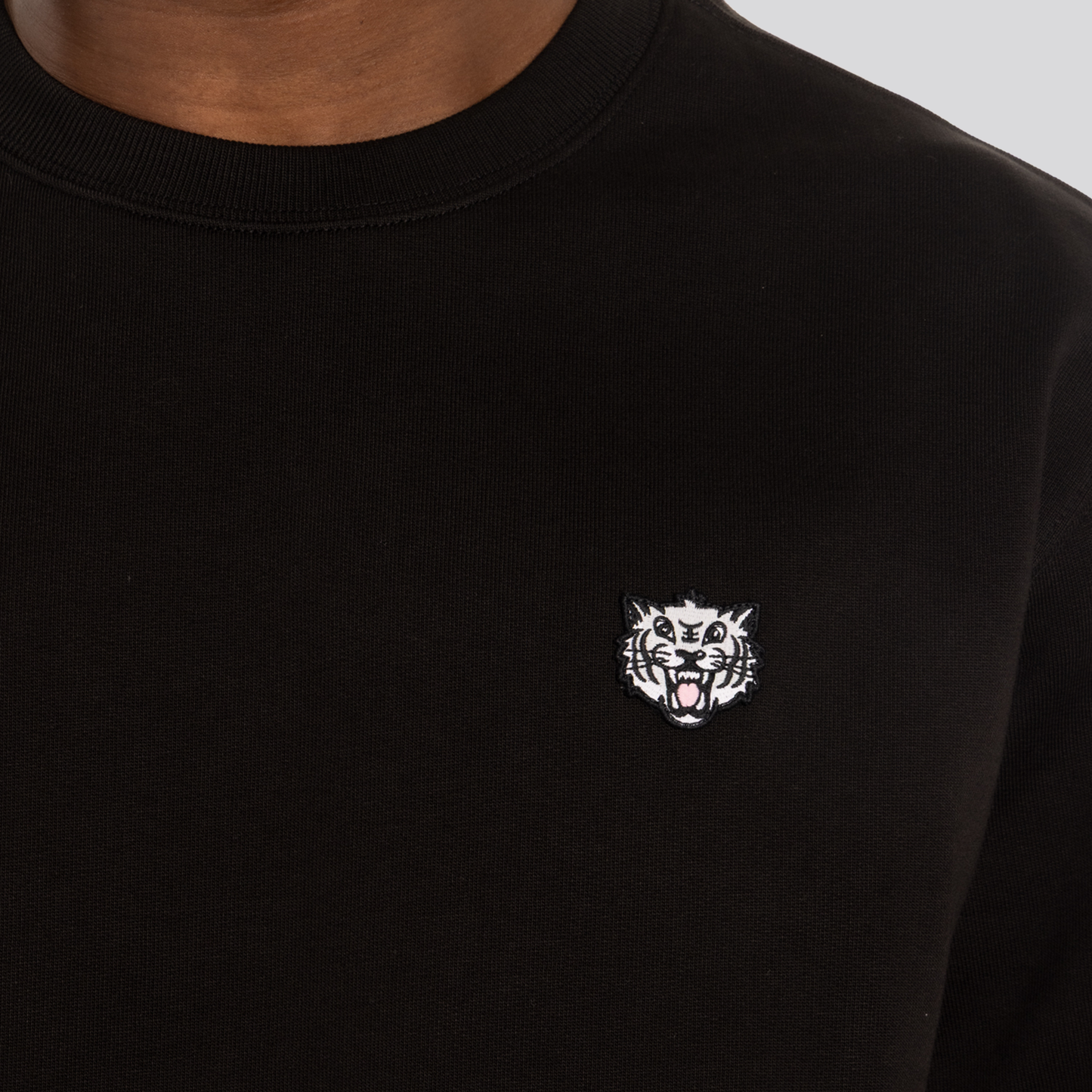 Buzo Negro Kenzo Happy Tiger