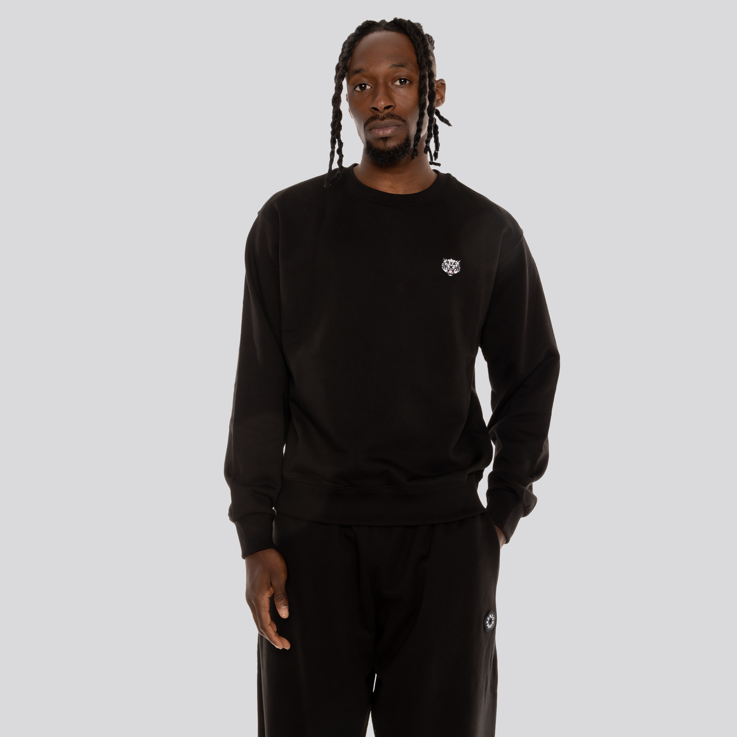 Buzo Negro Kenzo Happy Tiger