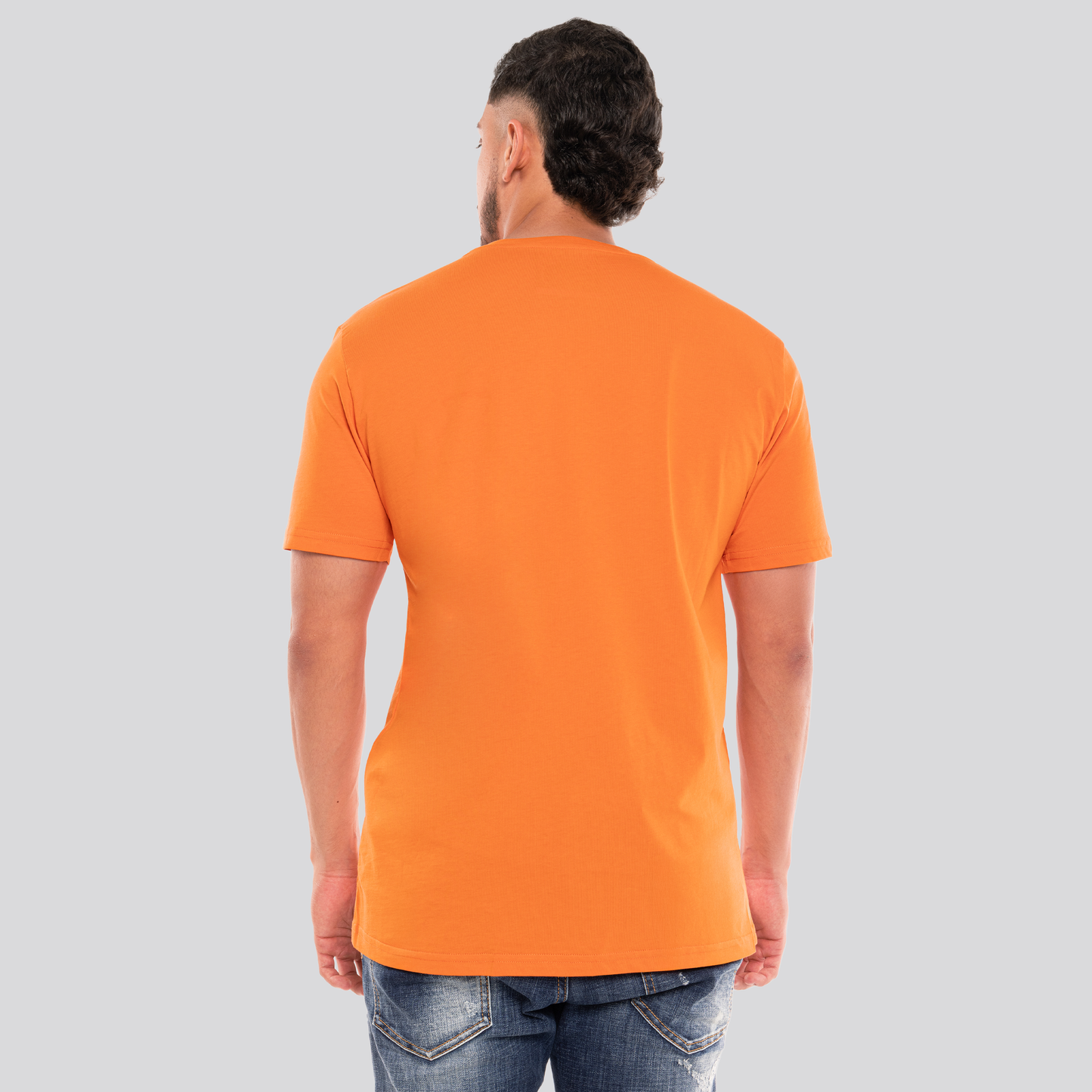 Camiseta Naranjado Moschino Logo