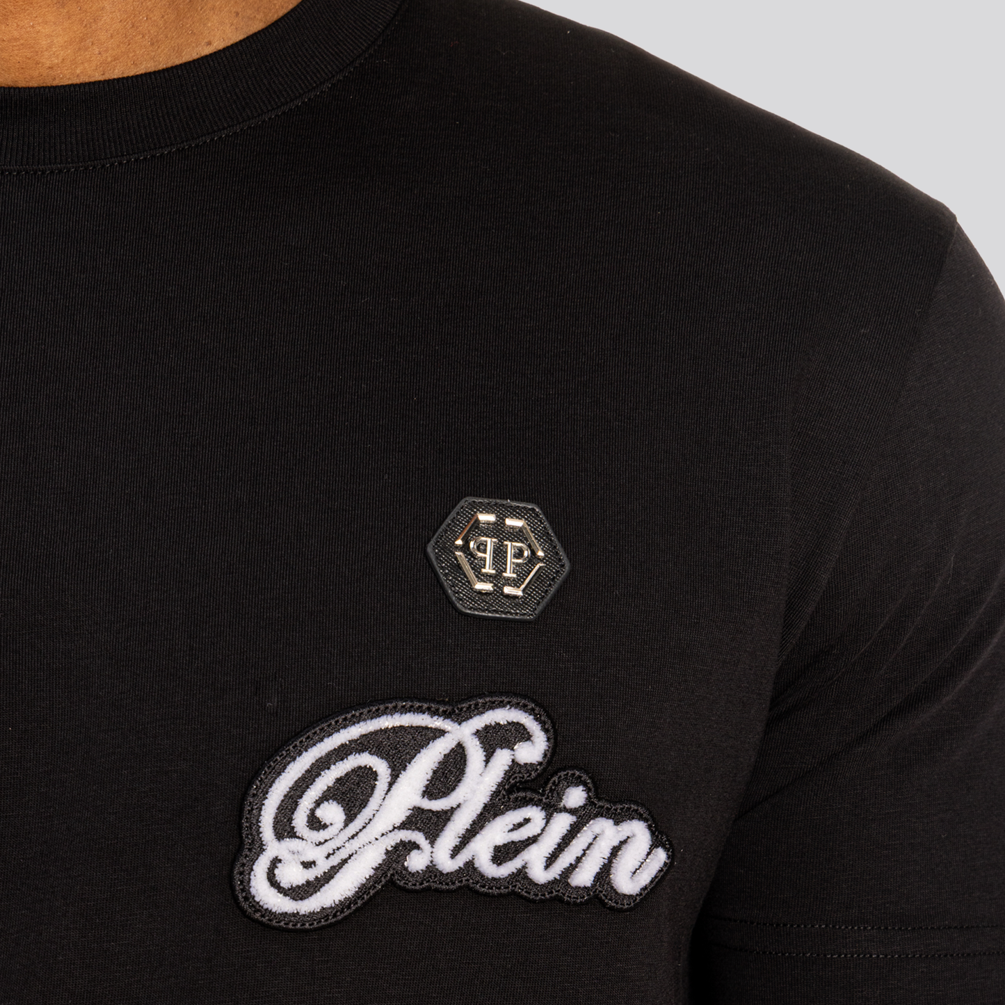 Camiseta Negra Philipp Plein Signature