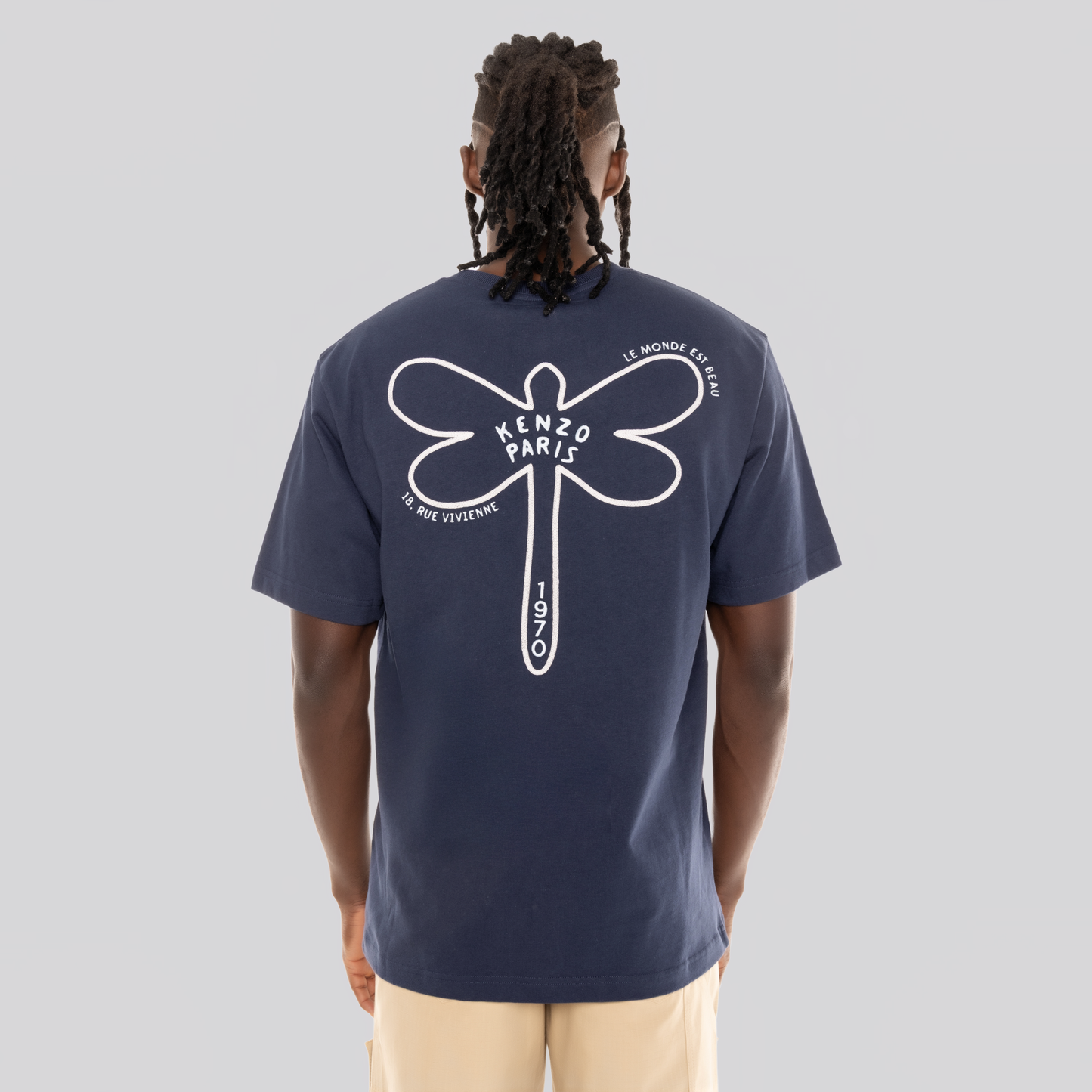 Camiseta Azul Kenzo Dragonfly