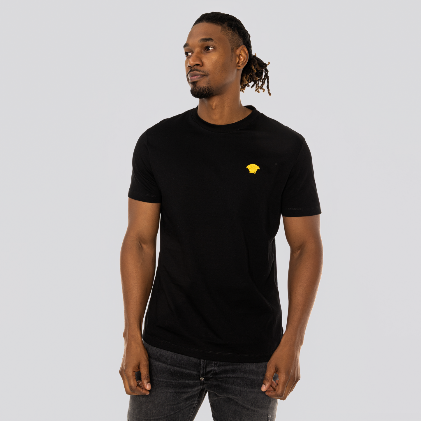 Camiseta Negra Versace Medusa