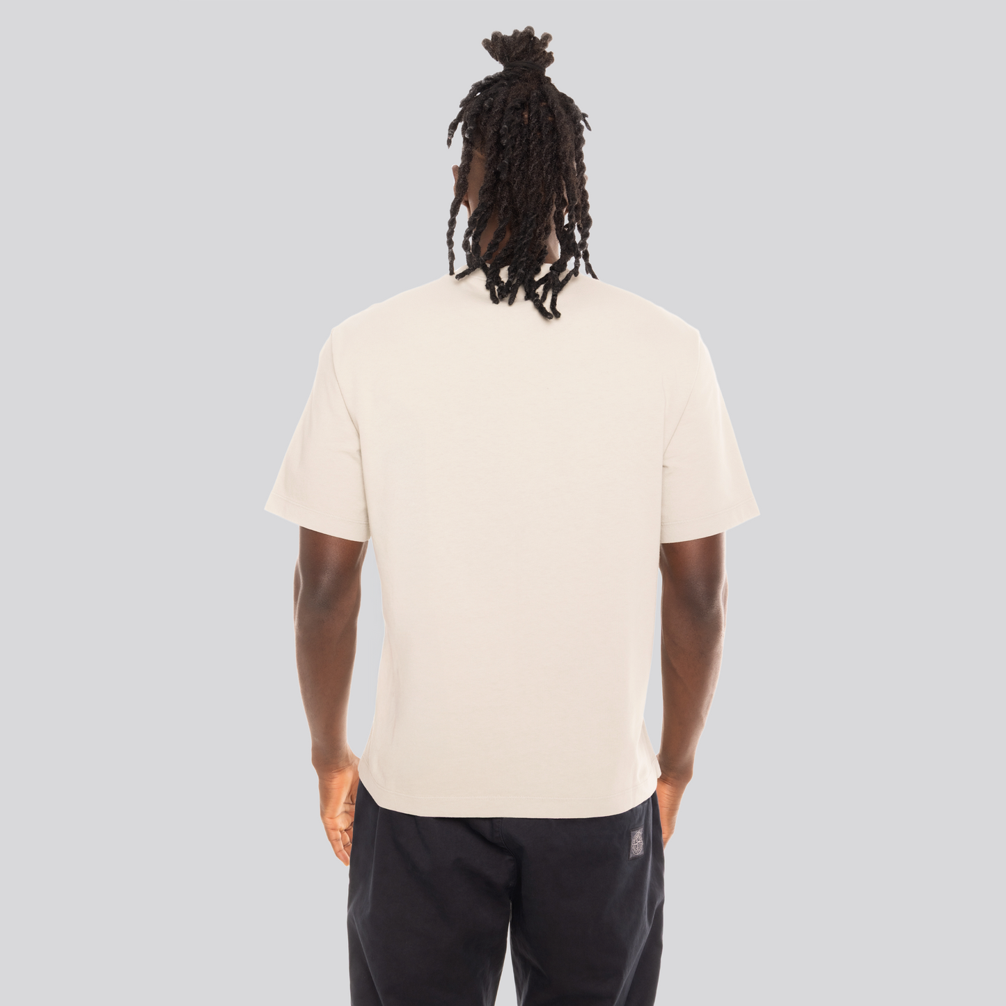 Camiseta Hueso Stone Island Compass