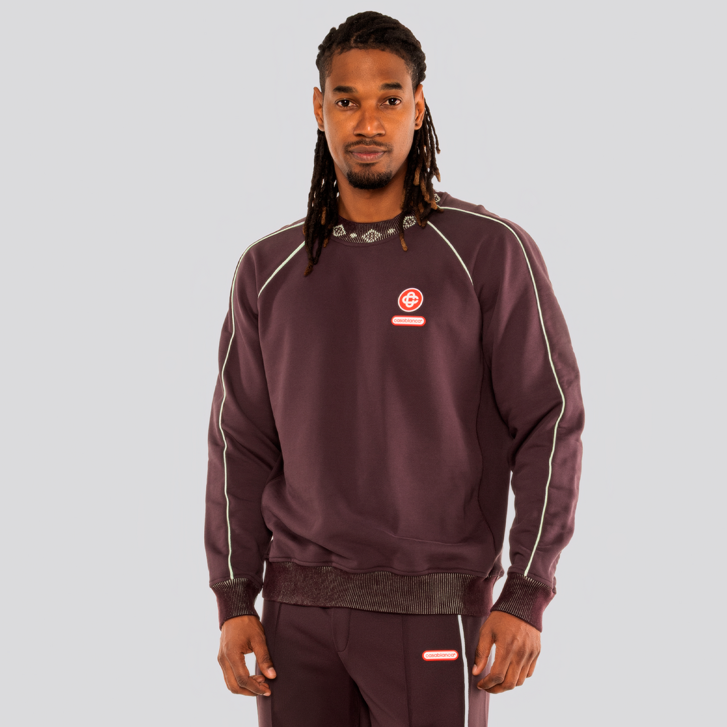 Buzo Morado Casablanca Logo Pvc Patch