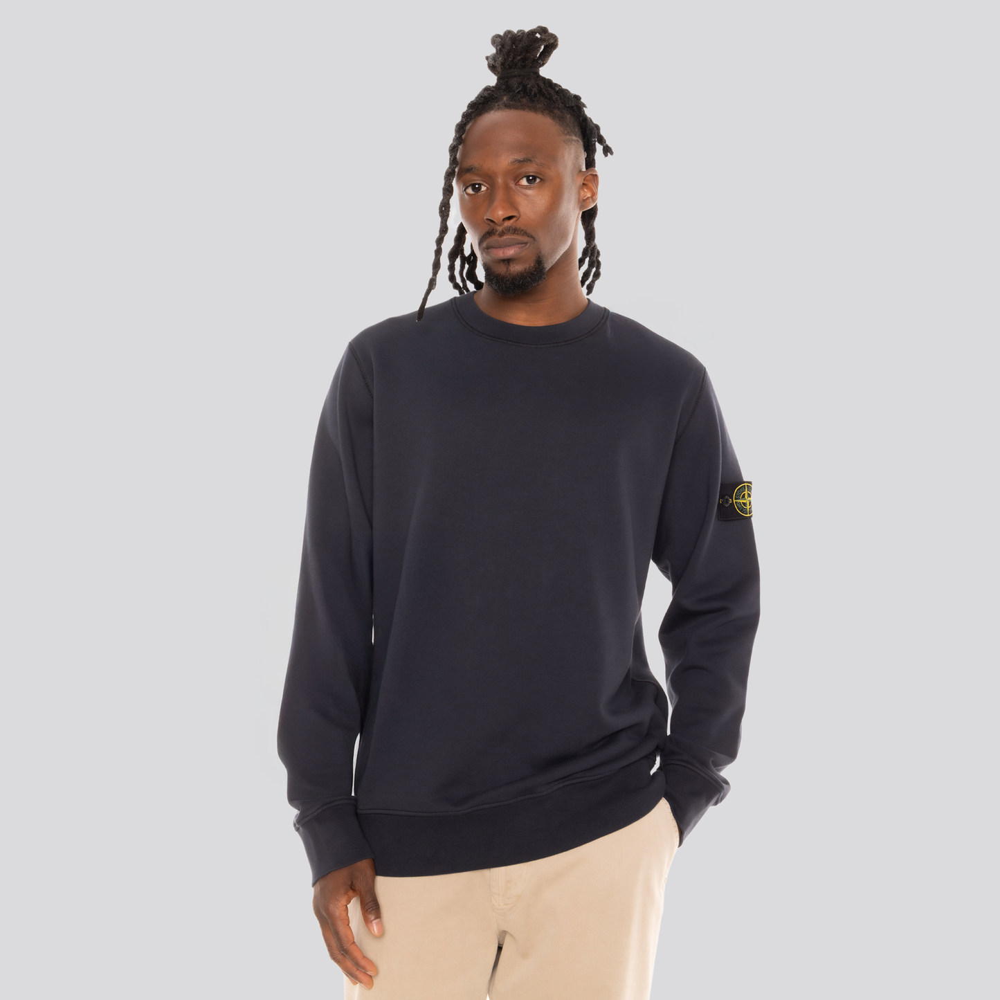 Buzo Azul Stone Island Tag