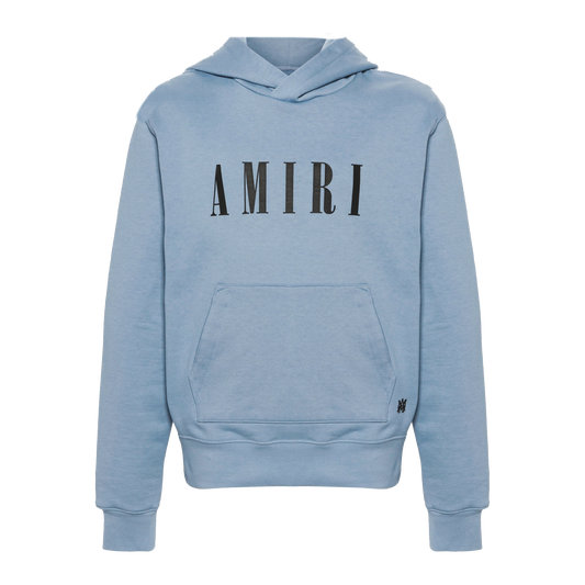 Buzo Tipo Hoodie Celeste AMIRI Core Logo