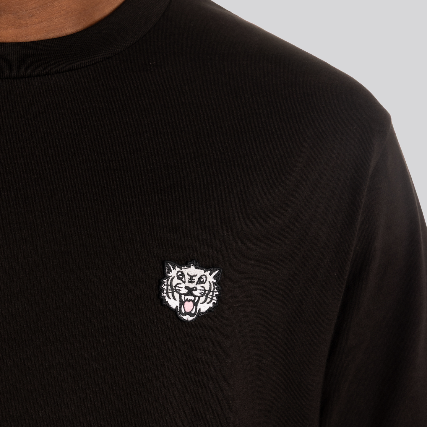 Camiseta Negra Kenzo Tiger
